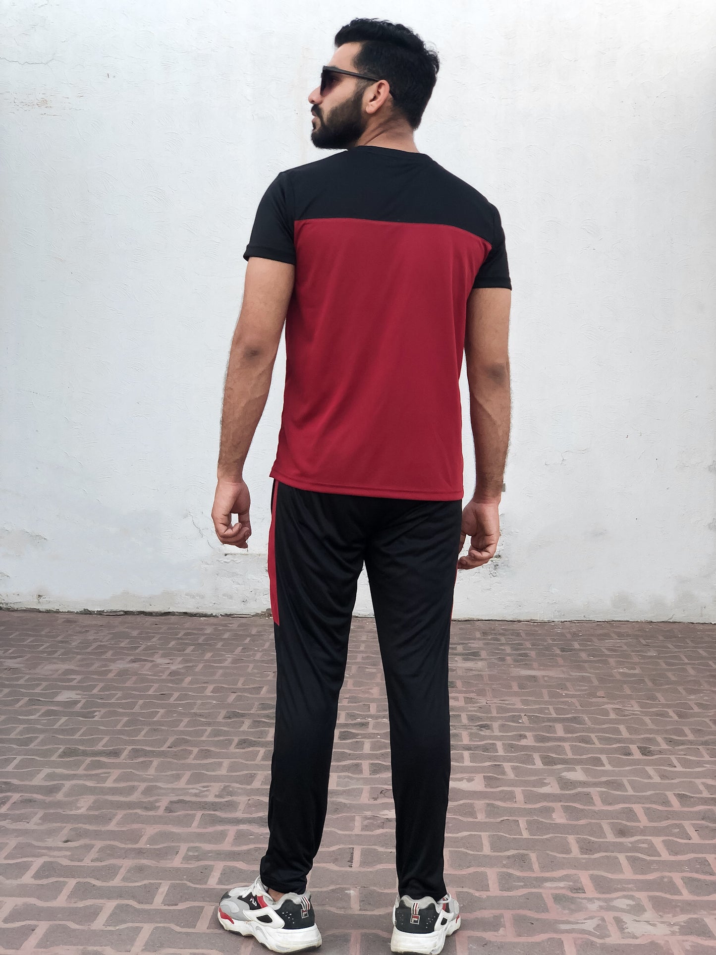 ADS Premium Tracksuit Red Black