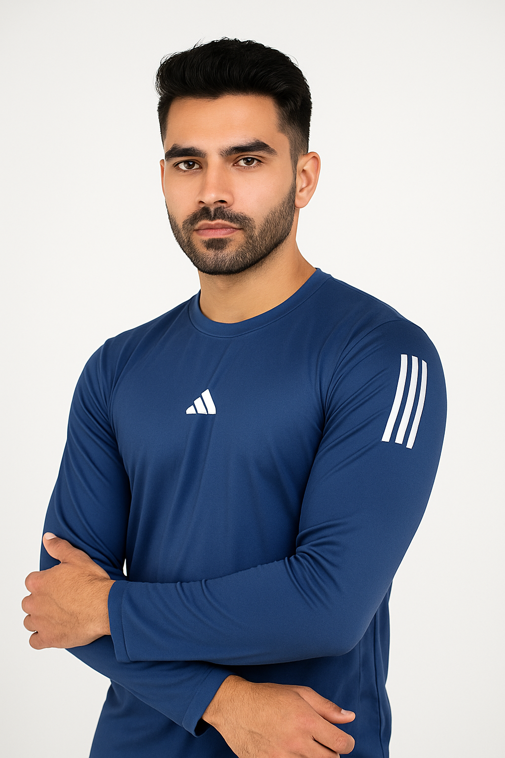 Adi Dri-Fit Full Sleeve Shirt Navy