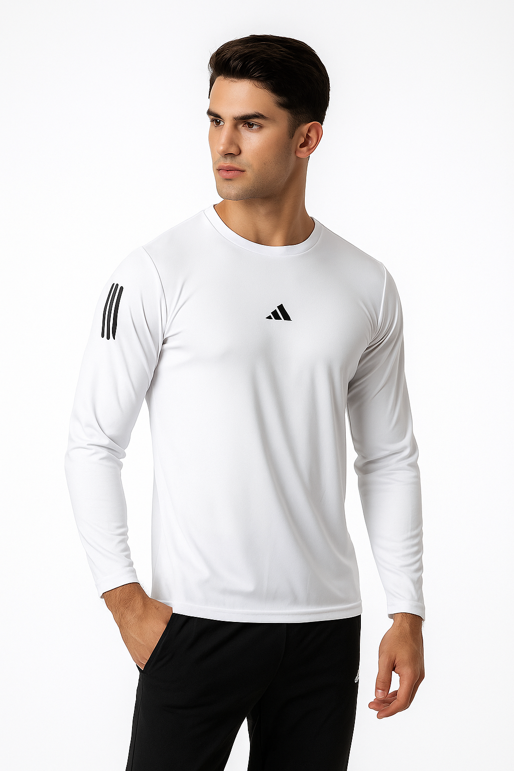 Adi Dri Full Sleeve Shirt White