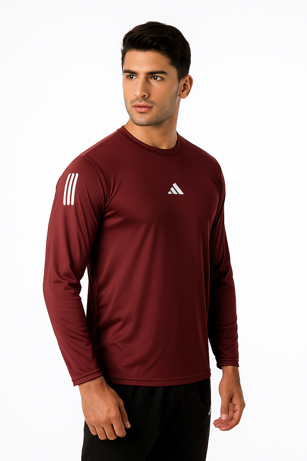 Adi Dri-Fit Full Sleeve Shirt Meroon