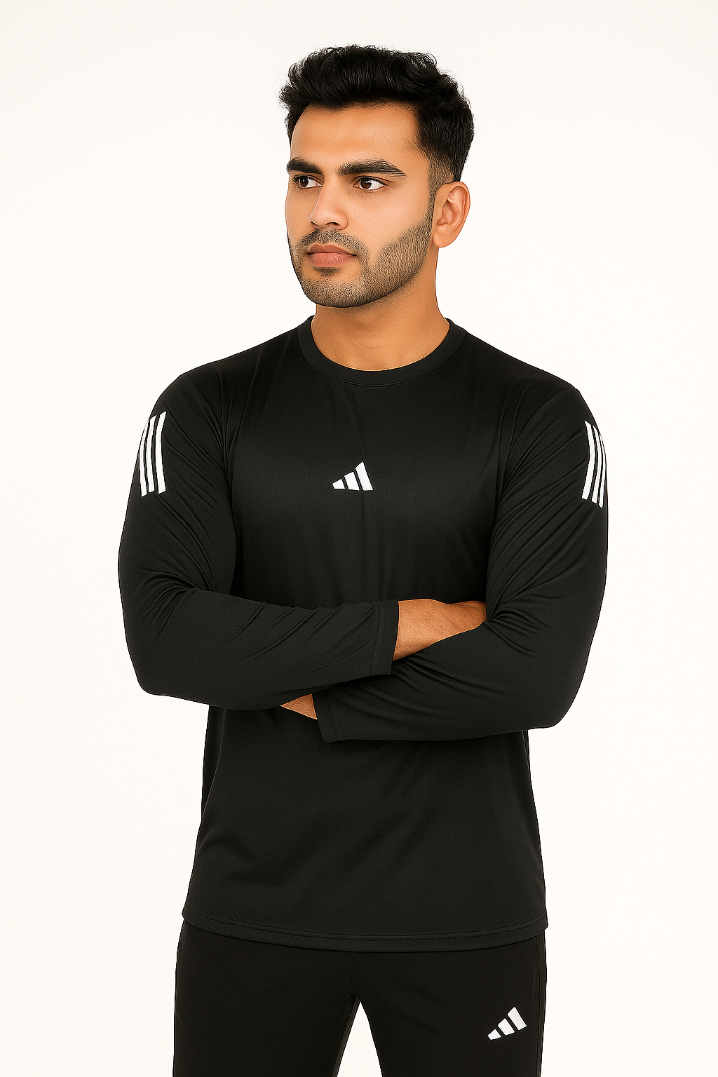 Adi Dri-Fit Full Sleeve Shirt Black