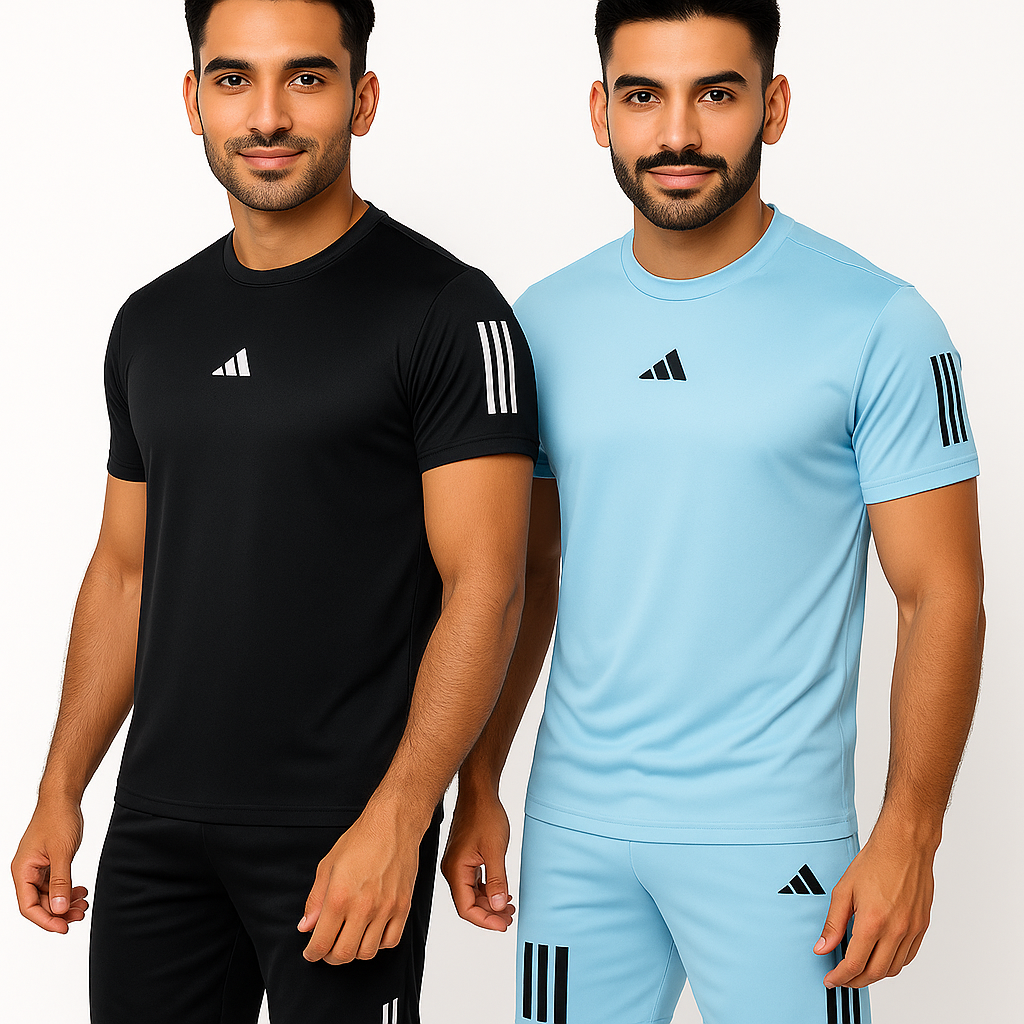 PACK OF 2 Adi Dri-Fit T-Shirt & Shorts Set