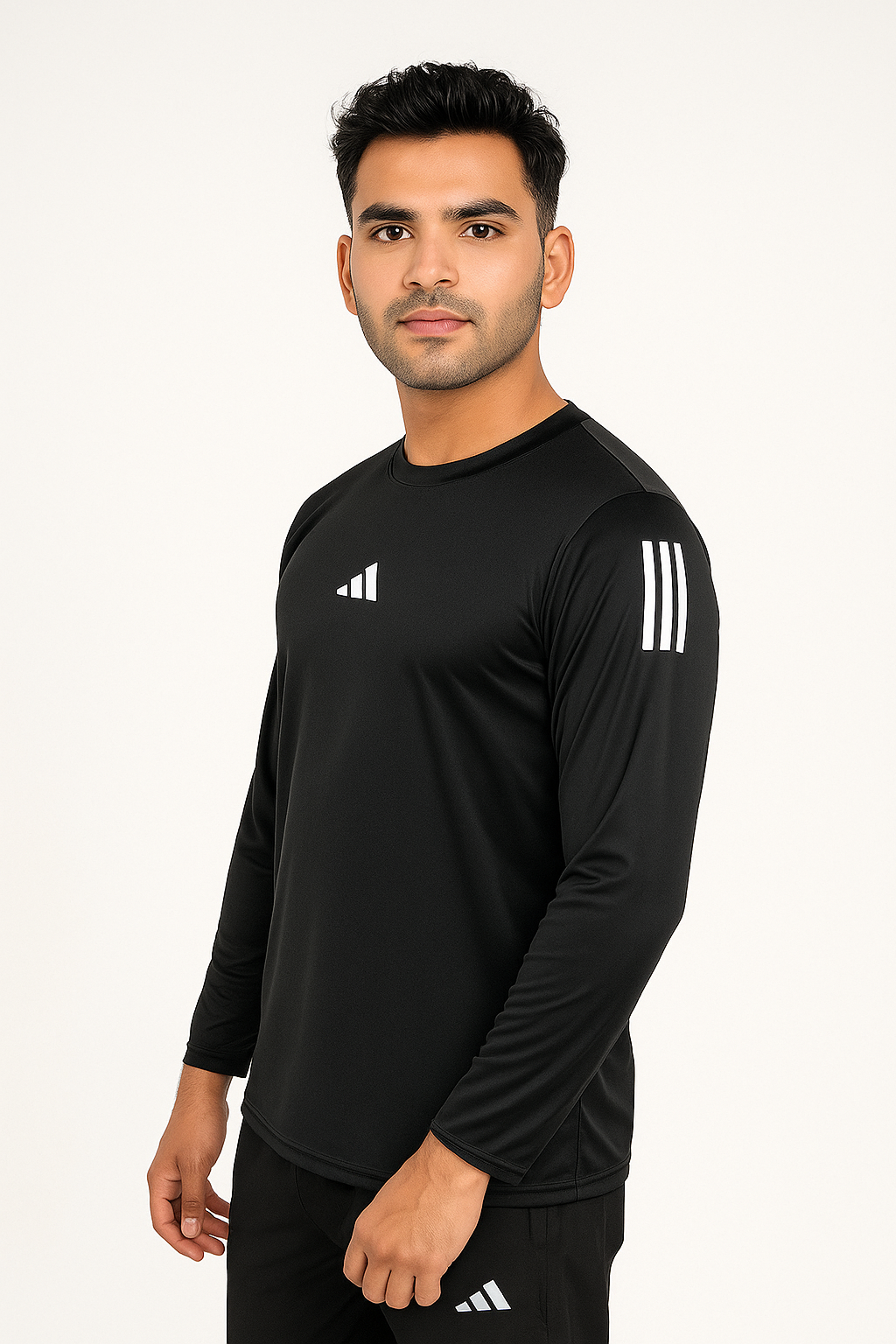 Adi Dri-Fit Full Sleeve Shirt Black