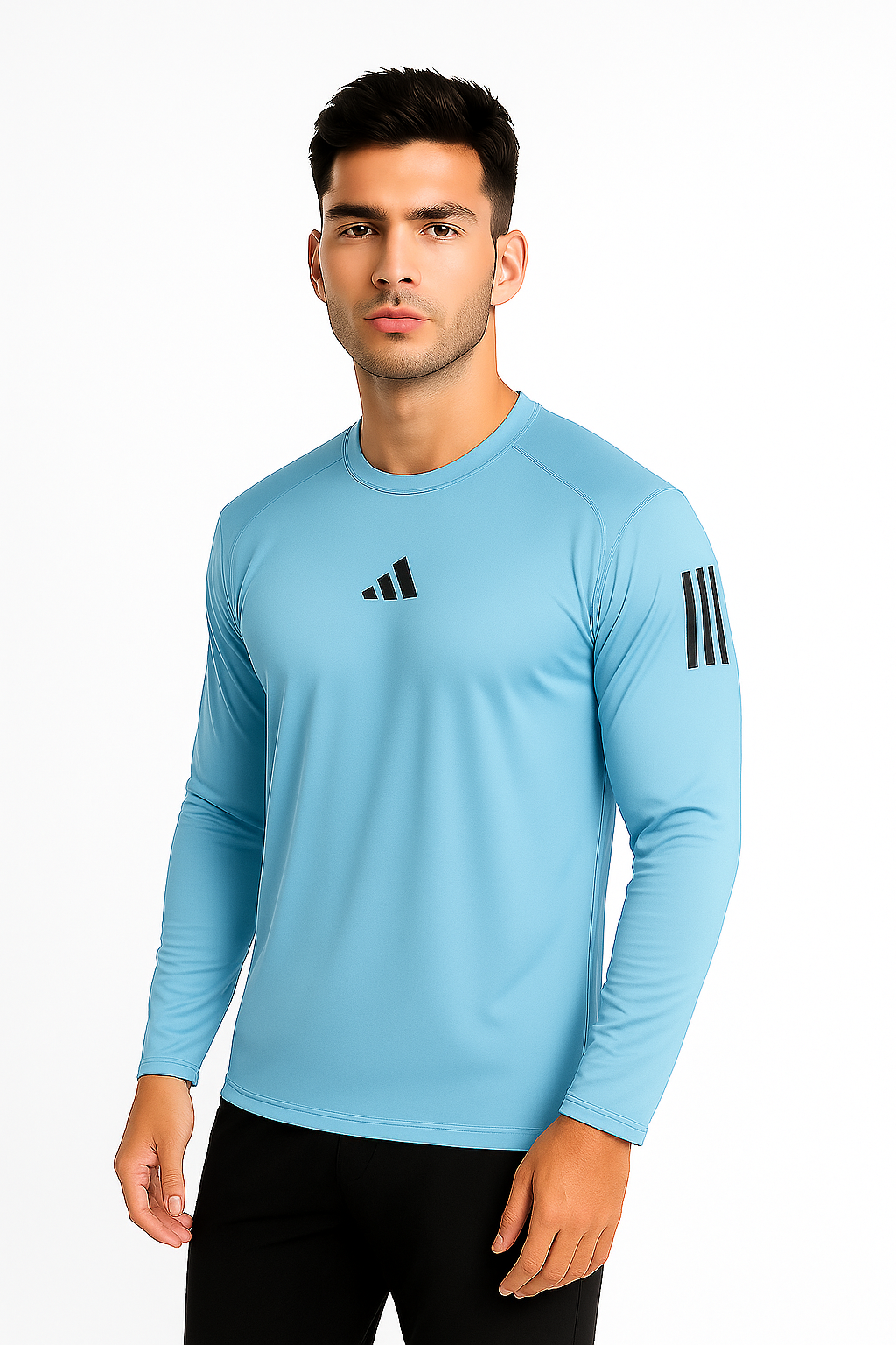 Adi Dri-Fit Full Sleeve Shirt Sky