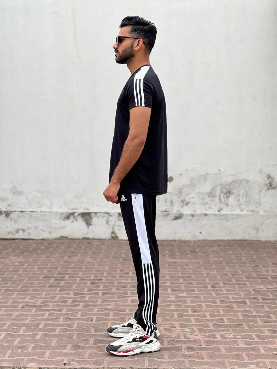 ADS Premium Tracksuit Black White
