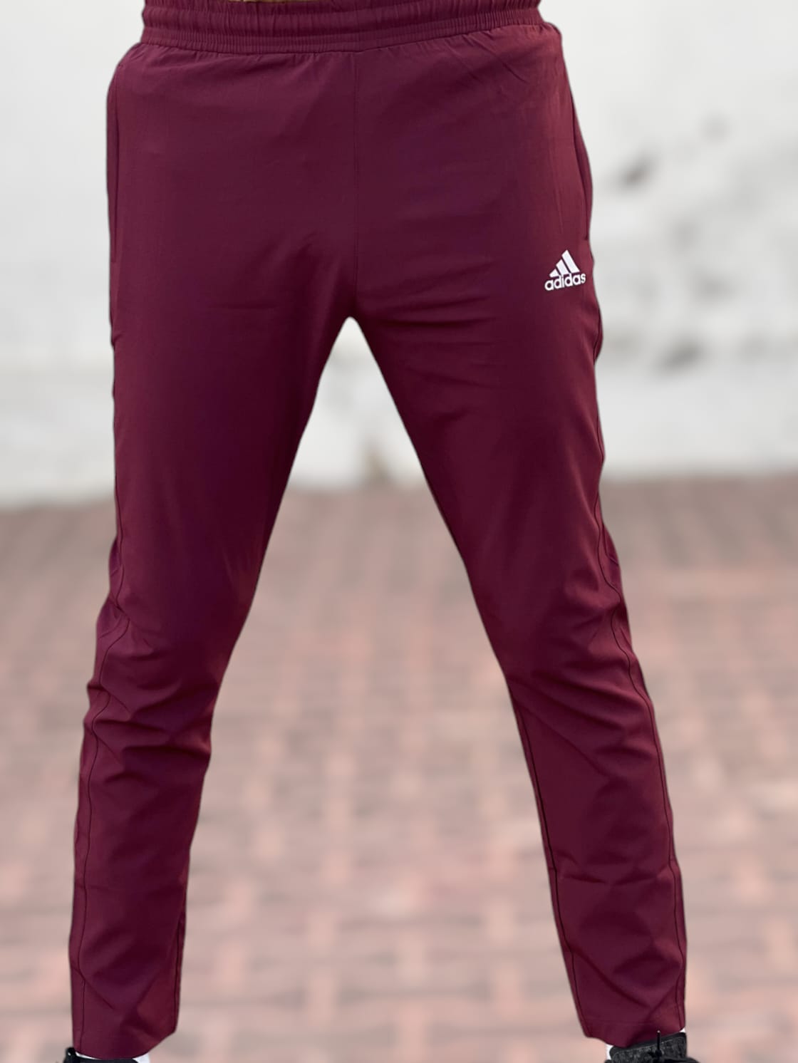 Sport Micro Stretch Trousers Maroon