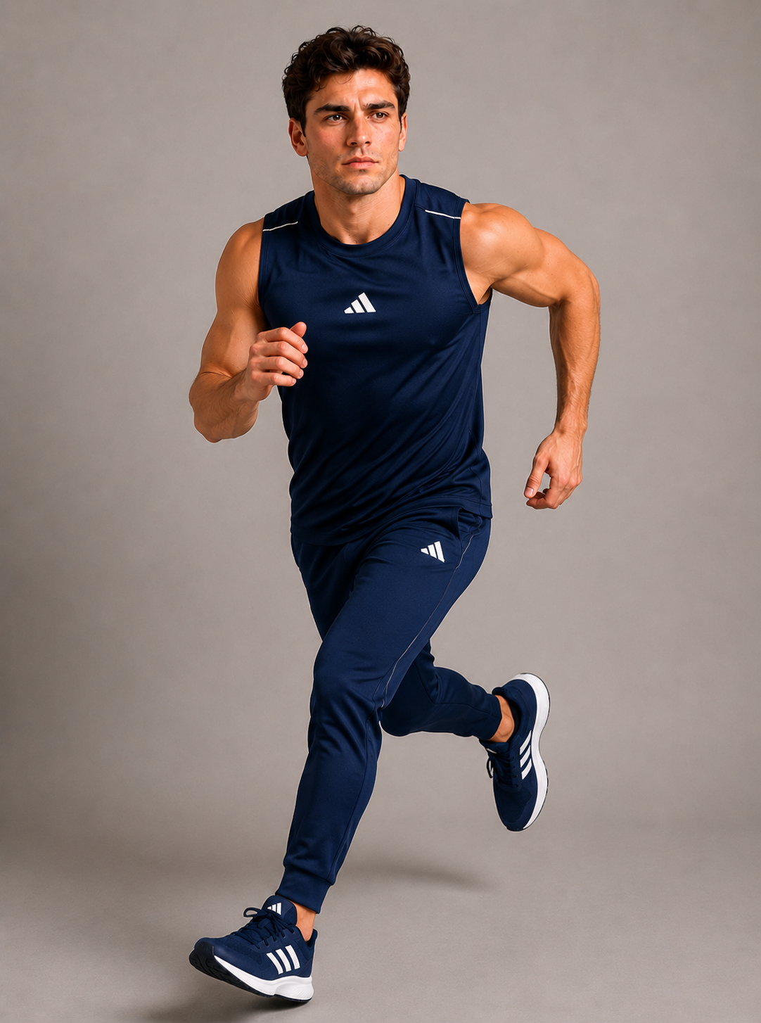 Adi Dri-Fit Sleeveless Shirt Navy