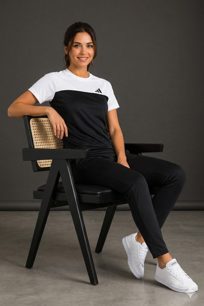 ADI Dri-Fit Women's T-Shirts Black/White