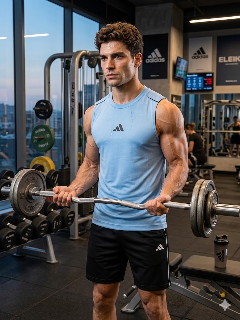Adi Dri-Fit Sleeveless Shirt Sky