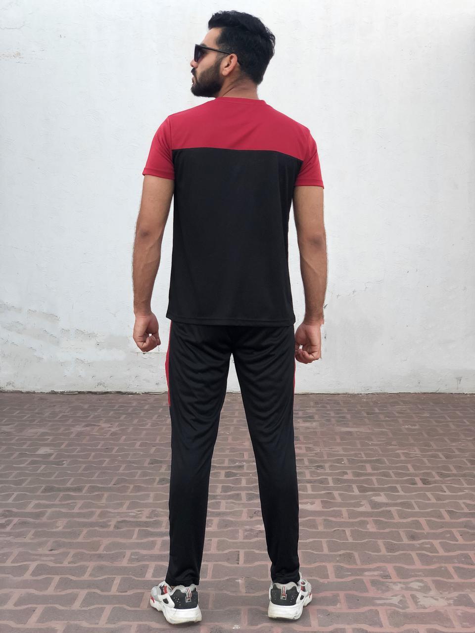 ADS Premium Tracksuit Black/Red