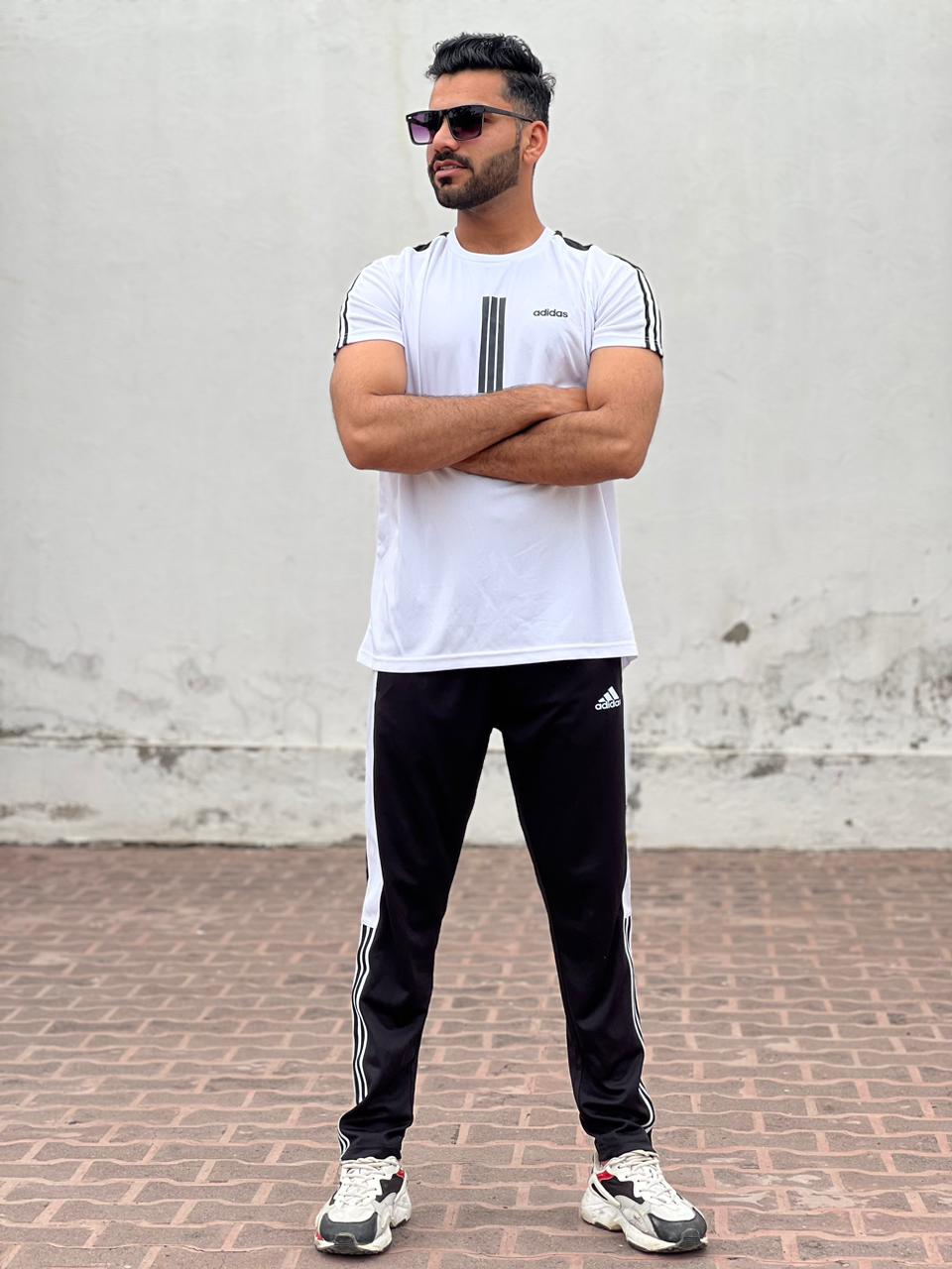 ADS Premium Tracksuit White Black