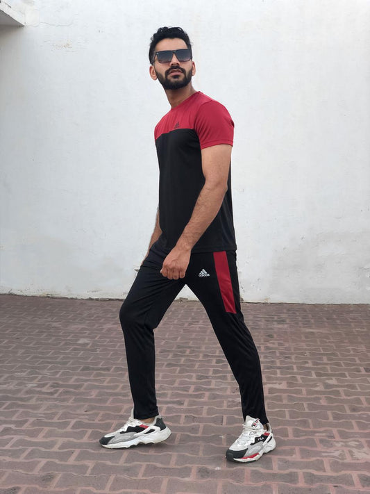 ADS Premium Tracksuit Black/Red