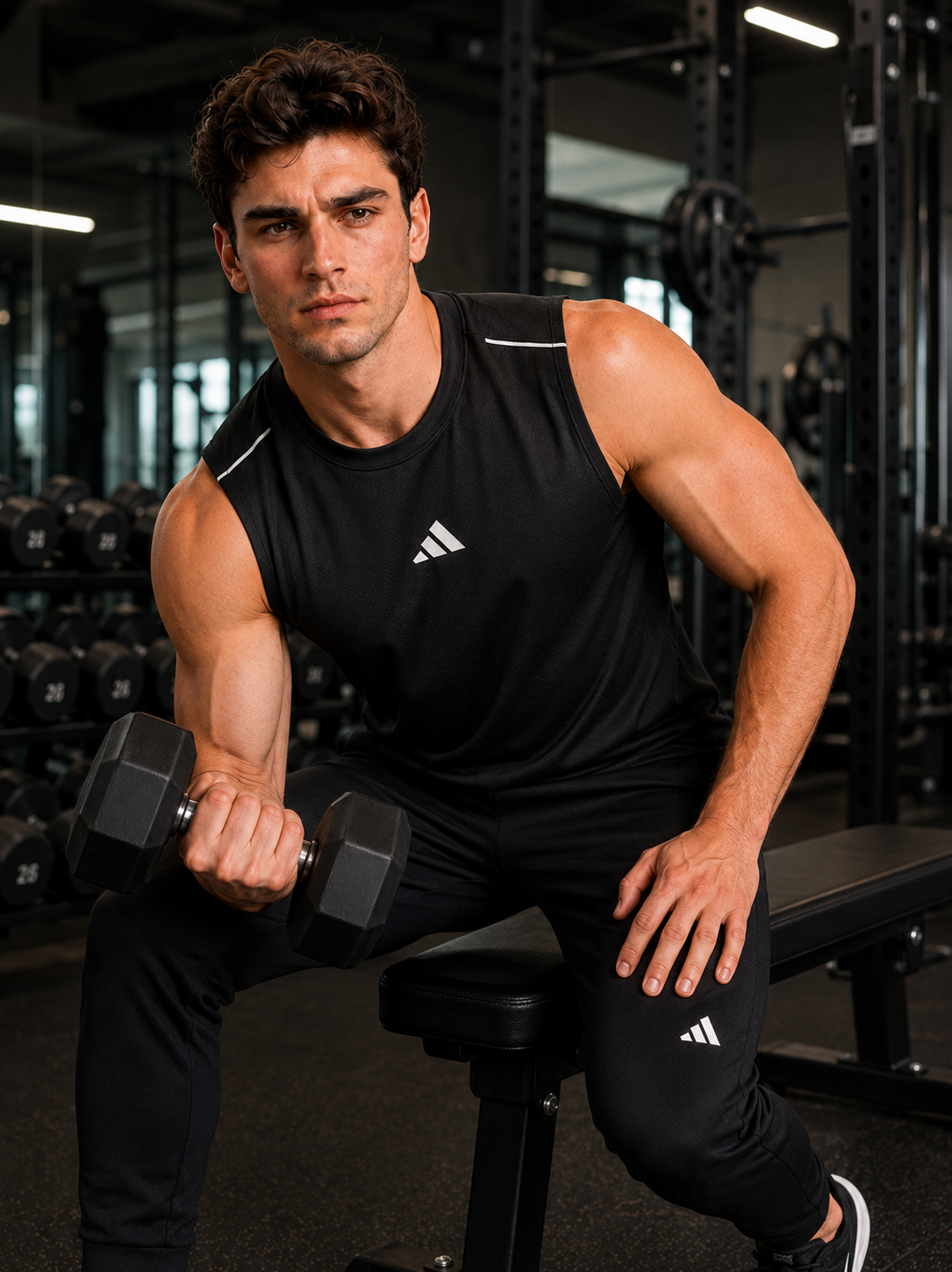 Adi Dri-Fit Sleeveless Shirt Black