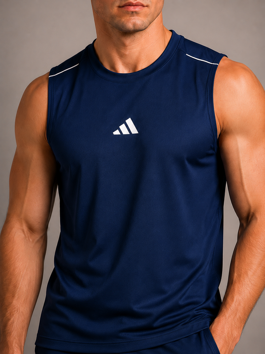 Adi Dri-Fit Sleeveless Shirt Navy