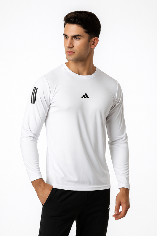 Adi Dri Full Sleeve Shirt White