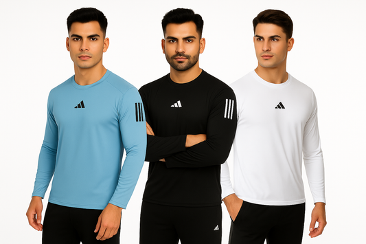 Pack Of 3 Adi Dri-Fit Full Sleeve Shirt