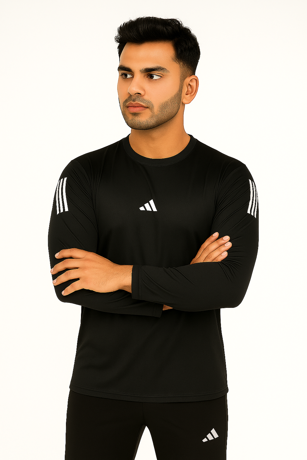 Adi Dri-Fit Full Sleeve Shirt Black