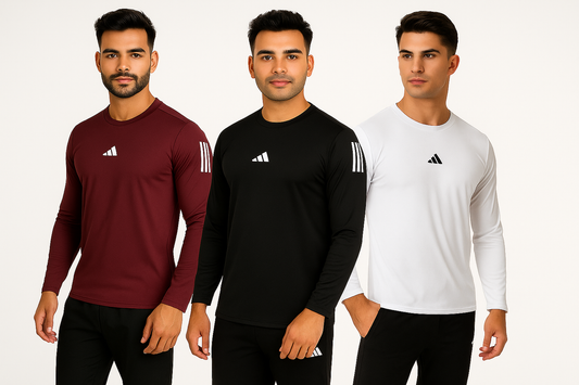 Pack Of 3 Adi Dri-Fit Full Sleeve Shirt