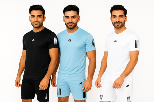 PACK OF 3 Adi Dri-Fit T-Shirt & Shorts Set