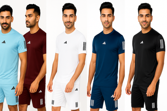 PACK OF 5 Adi Dri-Fit T-Shirt & Shorts Set