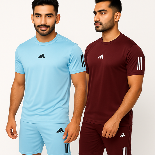 PACK OF 2 Adi Dri-Fit T-Shirt & Shorts Set