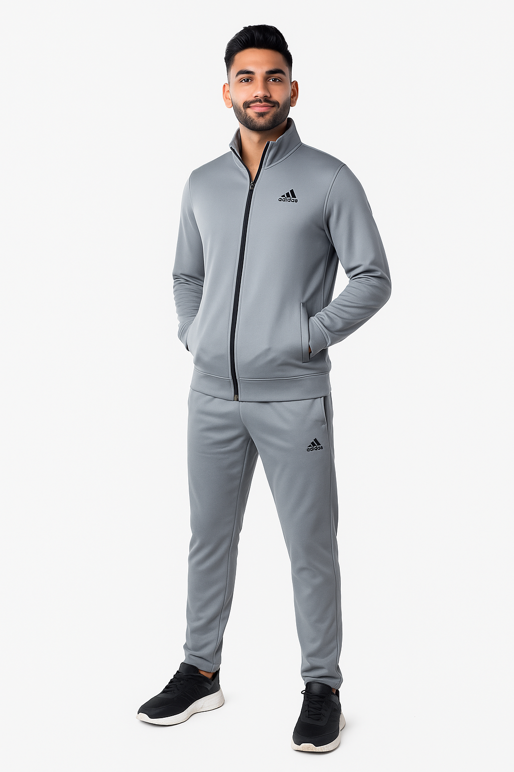 Adi Premium Tracksuit Grey
