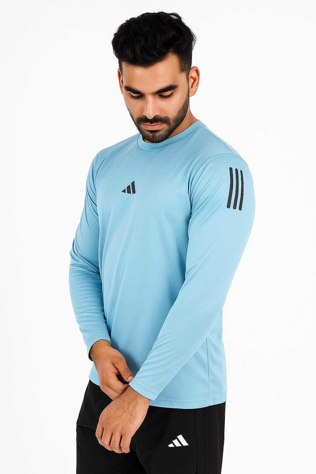 Adi Dri-Fit Full Sleeve Shirt Sky