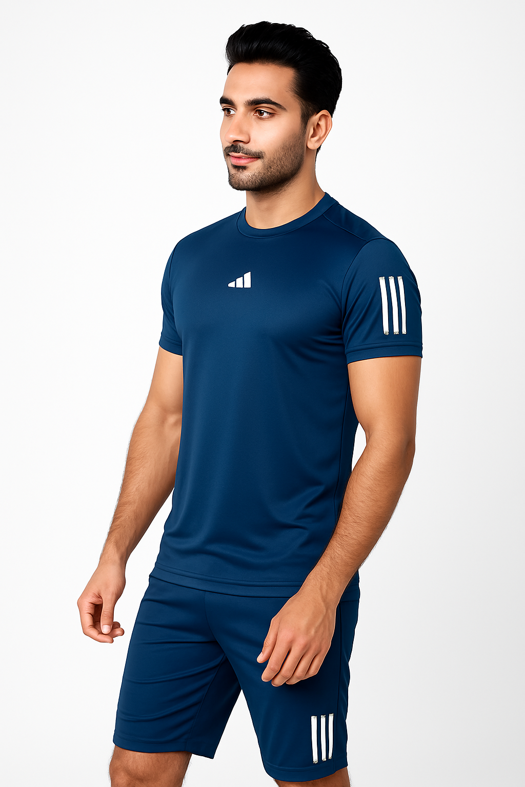 Adi Dri-Fit T-Shirt & Shorts Set Navy