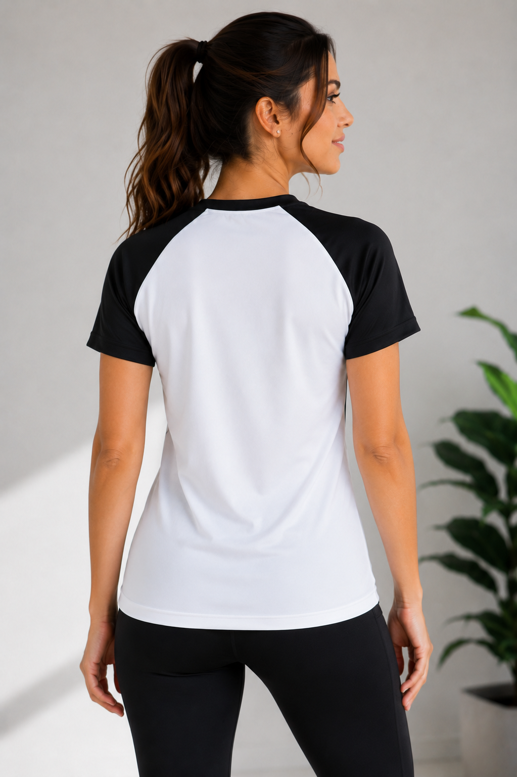 Nik Dri-Fit Women's T-Shirts White/Black