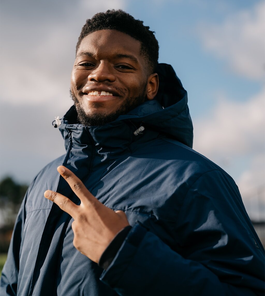 Patrick Padded long jacket