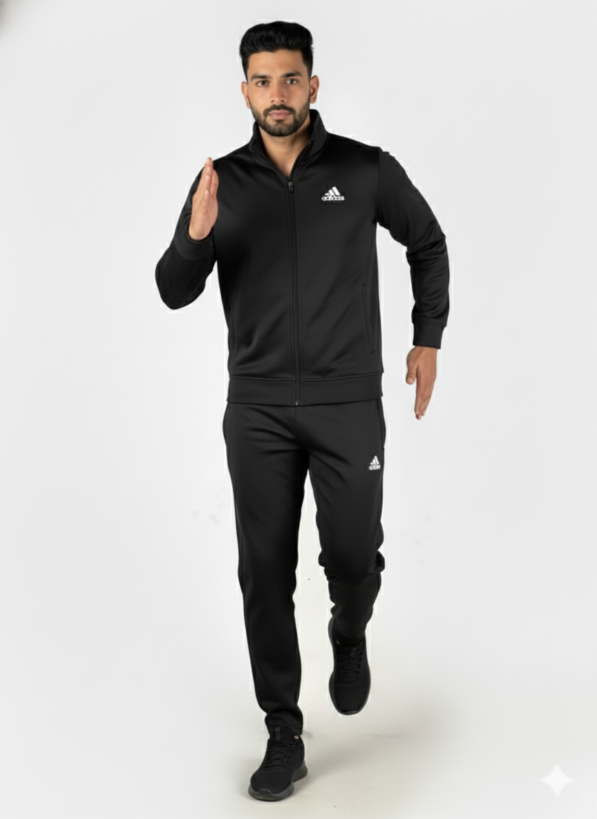 Adi Premium Tracksuit Black