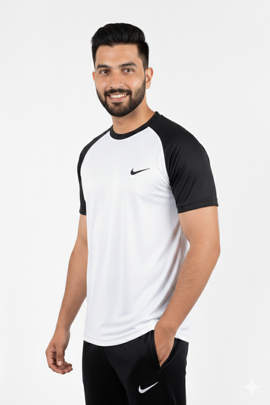 Nik Dri-Fit T-Shirt White/Black