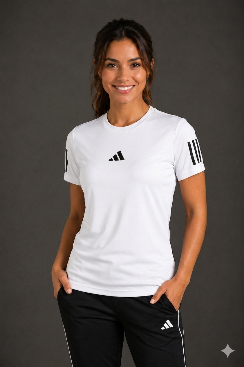 Adi Dri-Fit Women's T-Shirts White