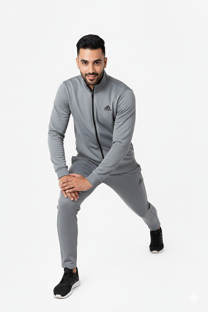 Adi Premium Tracksuit Grey