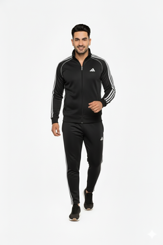 Adi Premium Tracksuit-Tri-Liner Black