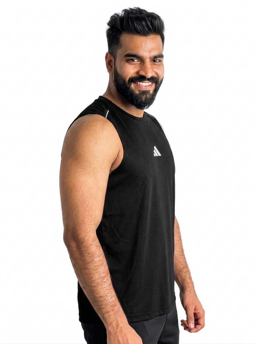 PACK OF 3 Adi Dri-Fit Sleeveless Shirt Sky Black Maroon