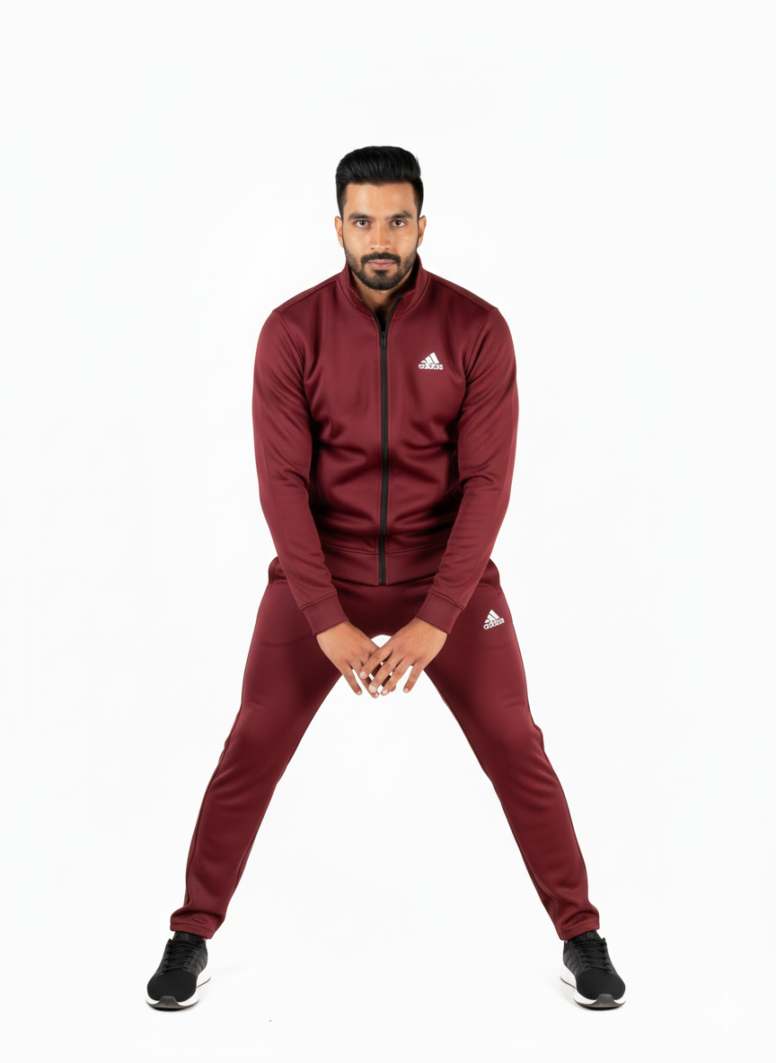 Adi Premium Tracksuit Meroon