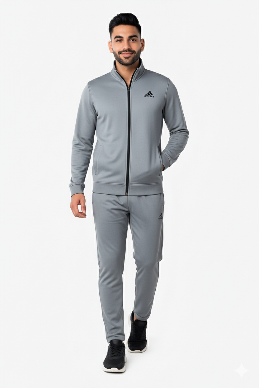Adi Premium Tracksuit Grey