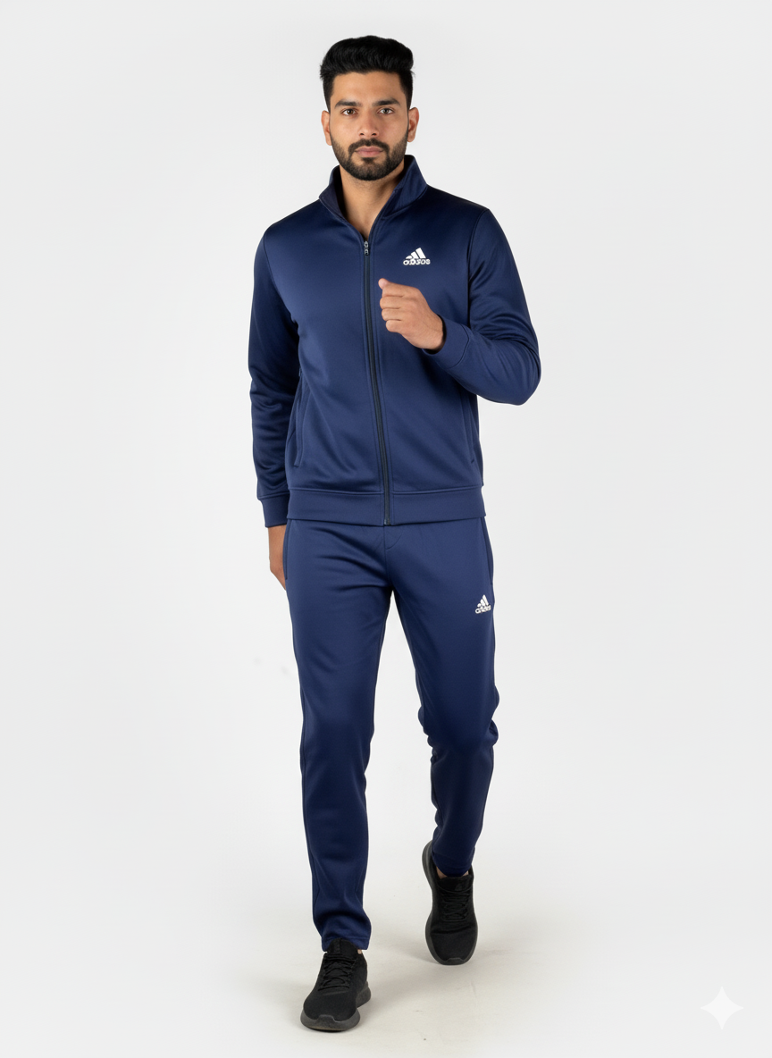 Adi Premium Tracksuit Navy