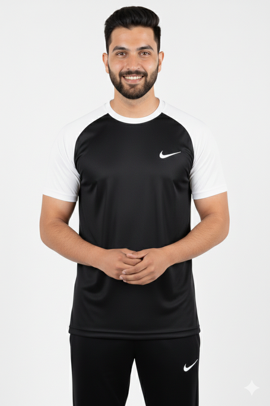 Nik Dri-Fit T-Shirt Black/White