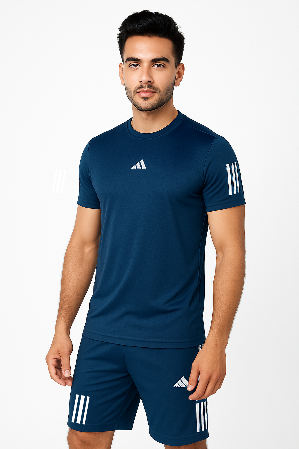 Adi Dri-Fit T-Shirt & Shorts Set Navy