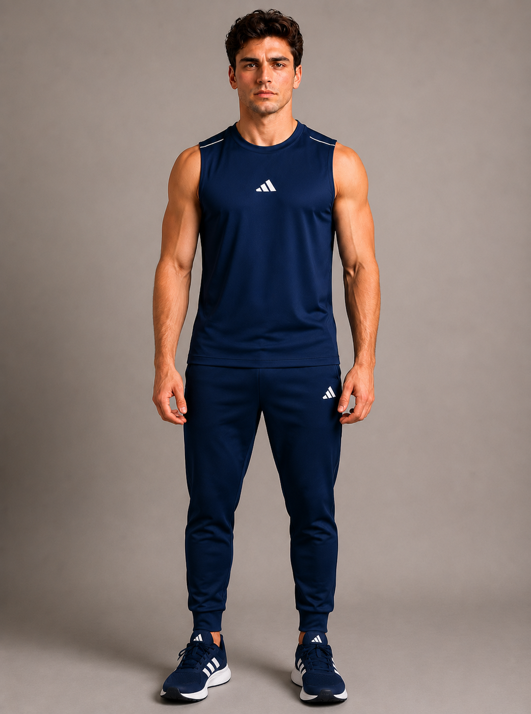 Adi Dri-Fit Sleeveless Shirt Navy