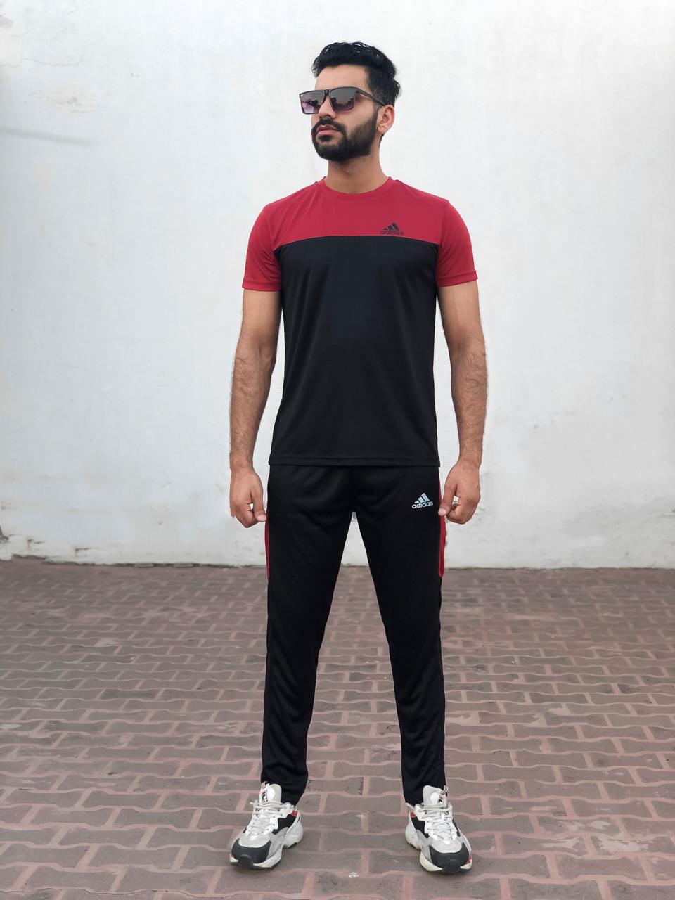 ADS Premium Tracksuit Black/Red