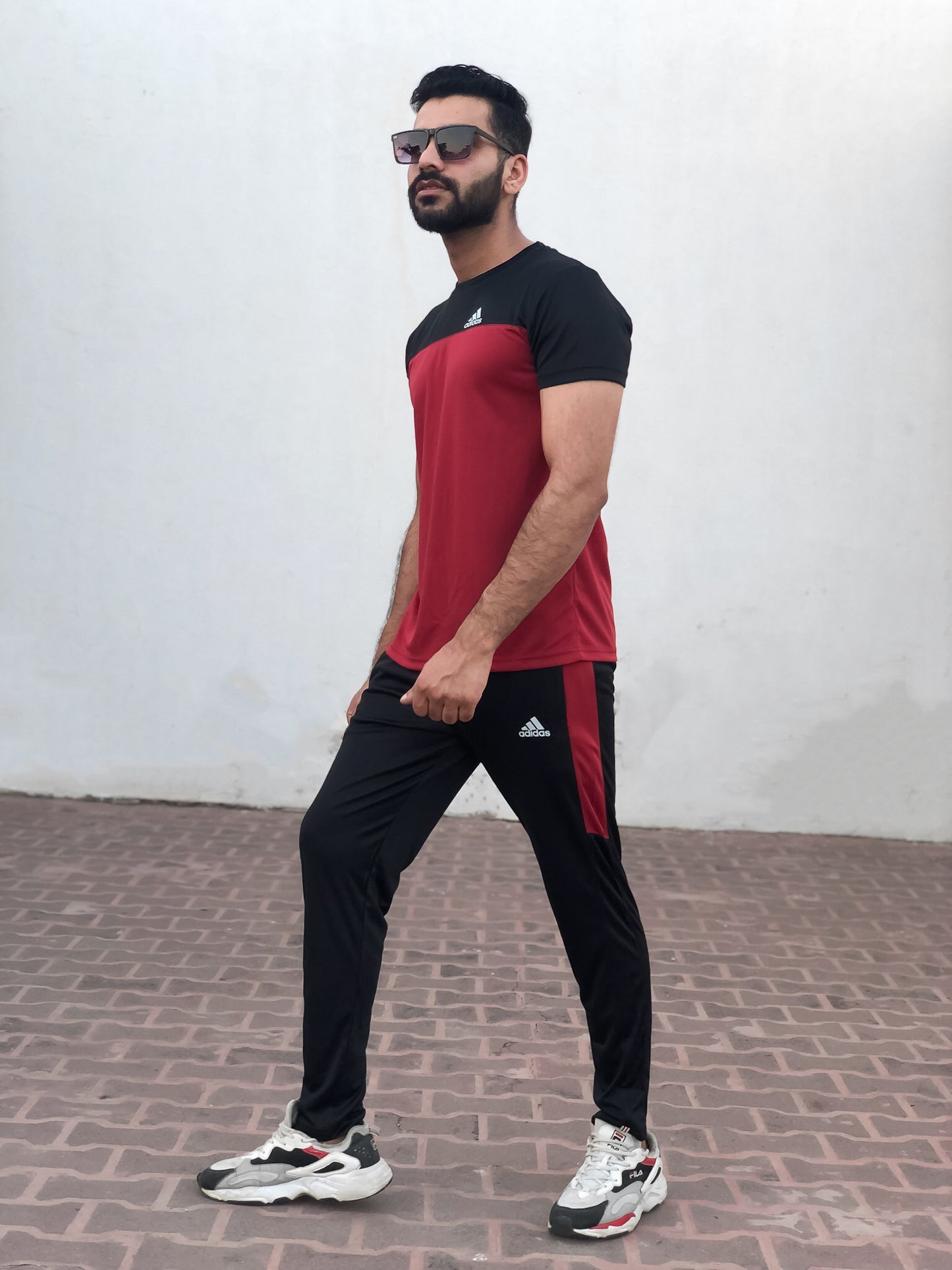 ADS Premium Tracksuit Red Black