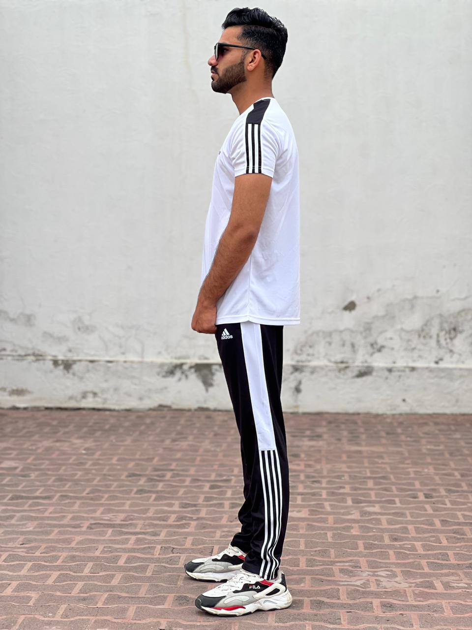 ADS Premium Tracksuit White Black